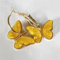Koreanische Mode Einfache Frauen Schmetterling Ohrringe Großhandel Nihaojewelry sku image 7