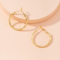 Hot-selling Circle Fashion Simple Sexy Round Geometric Big Circle Earrings sku image 2