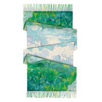 Women's Retro Oil Painting Polyester Silk Scarves sku image 21