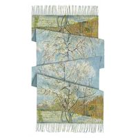 Women's Retro Oil Painting Polyester Silk Scarves sku image 23