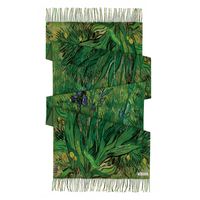 Women's Retro Oil Painting Polyester Silk Scarves sku image 25