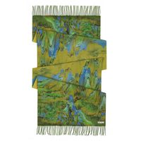 Women's Retro Oil Painting Polyester Silk Scarves sku image 35