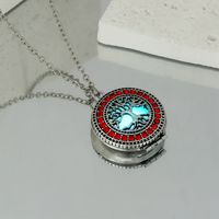 Retro Tree Stainless Steel Alloy Luminous Unisex Pendant Necklace main image 6