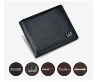Men's Solid Color Leather Flip Cover Coin Purse main image 8