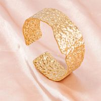 Simple Style Irregular Solid Color Stainless Steel Plating Bangle sku image 2