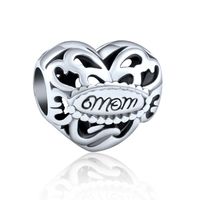 Original Design Vintage Style Heart Shape Sterling Silver Handmade Plating Rhodium Plated Jewelry Accessories sku image 1