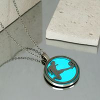 Hip-Hop Football Player Stainless Steel Alloy Unisex Pendant Necklace sku image 1