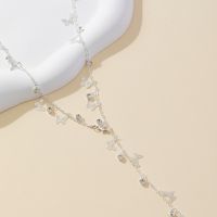 Sexy Simple Style Shiny Round Glass Copper Inlay Artificial Diamond Long Necklace main image 6