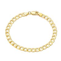 Hip-hop Simple Style Cool Style Solid Color Sterling Silver Plating Chain White Gold Plated Bracelets main image 7