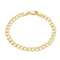 Hip-hop Simple Style Cool Style Solid Color Sterling Silver Plating Chain White Gold Plated Bracelets sku image 15