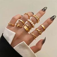 Streetwear Insect Alloy Plating Women's Rings sku image 7