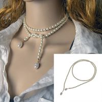 Lady Solid Color Freshwater Pearl Beaded Women's Necklace main image 1