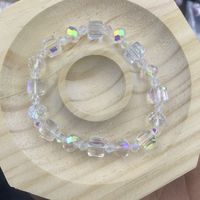 Simple Style Geometric Artificial Crystal Glass Beaded Bracelets sku image 2