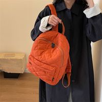 One Size Solid Color Daily Women's Backpack sku image 4