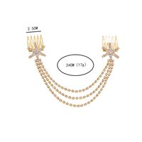 Women's Simple Style Geometric Alloy Rhinestone Plating Hair Clip main image 2