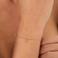 Simple Style Geometric Sterling Silver Plating White Gold Plated Bracelets main image 8