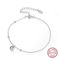 Einfacher Stil Geometrisch Sterling Silber Überzug Weißgold Plattiert Armbänder sku image 2