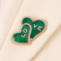 Vintage Style Heart Shape Alloy Plating Unisex Brooches main image 7