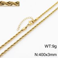 Fashion Geometric Stainless Steel Men's Necklace sku image 1