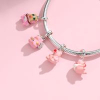 Cartoon Style Cute Pig Sterling Silver Jewelry Accessories main image 1