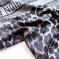 Women's Elegant Leopard Polyester Printing Silk Scarf main image 3