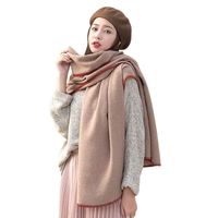 Women's Simple Style Solid Color Cashmere Scarf main image 2