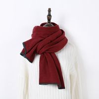 Women's Simple Style Solid Color Cashmere Scarf sku image 10