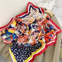 Women's Elegant Printing Polyester Printing Silk Scarf sku image 29