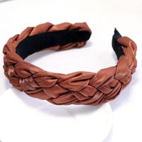 Women's Simple Style Solid Color Cloth Criss Cross Hair Band sku image 1