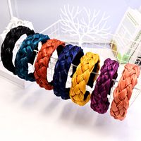 Women's Simple Style Solid Color Cloth Criss Cross Hair Band main image 1
