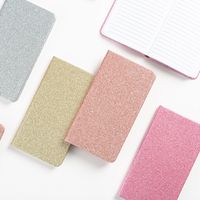 1 Piece Solid Color Class Learning Imitation Leather Paper Cute Notebook main image 1