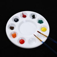 1 Piece Solid Color Class Learning Plastic Casual Palette main image 4
