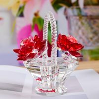 Elegant Sweet Flower Crystal Ornaments Artificial Decorations main image 4