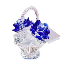 Elegant Sweet Flower Crystal Ornaments Artificial Decorations sku image 1