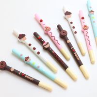 1 Piece Donuts Strawberry Cake Class Learning Daily Plastic Cute Ballpoint Pen main image 1
