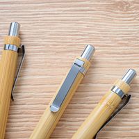 1 Piece Color Block Class Learning Daily Bamboo Wood Simple Style Ballpoint Pen main image 4