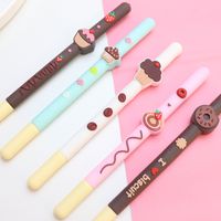 1 Piece Donuts Strawberry Cake Class Learning Daily Plastic Cute Ballpoint Pen main image 2