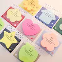 1 Piece Solid Color Class Learning Paper Cute Sticky Note main image 2