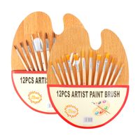 1 Piece Multicolor Class Learning Wood Cute Brush main image 1