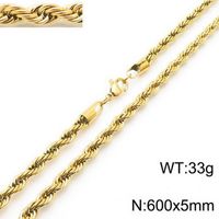 Edelstahl 304 16 Karat Vergoldet Weißgold Plattiert Vergoldet Mode Überzug Geometrisch Halskette sku image 1