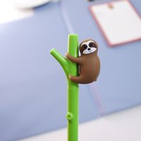 1 Piece Cartoon Sloth Class Learning Daily Plastic Cute Ballpoint Pen sku image 3