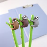 1 Piece Cartoon Sloth Class Learning Daily Plastic Cute Ballpoint Pen main image 1