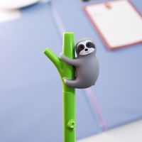 1 Piece Cartoon Sloth Class Learning Daily Plastic Cute Ballpoint Pen sku image 1