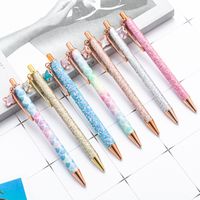 1 Piece Color Block Class Learning Daily Metal Cute Classic Style Ballpoint Pen main image 1