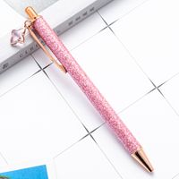 1 Piece Color Block Class Learning Daily Metal Cute Classic Style Ballpoint Pen sku image 4