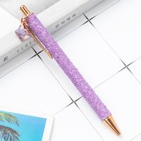 1 Piece Color Block Class Learning Daily Metal Cute Classic Style Ballpoint Pen sku image 16
