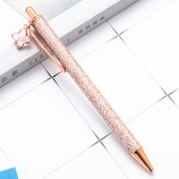 1 Piece Color Block Class Learning Daily Metal Cute Classic Style Ballpoint Pen sku image 1
