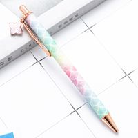 1 Piece Color Block Class Learning Daily Metal Cute Classic Style Ballpoint Pen sku image 9