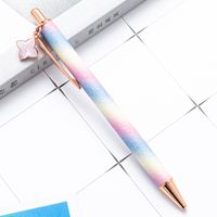 1 Piece Color Block Class Learning Daily Metal Cute Classic Style Ballpoint Pen sku image 7