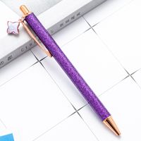 1 Piece Color Block Class Learning Daily Metal Cute Classic Style Ballpoint Pen sku image 11